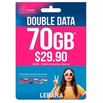 Coles Lebara $29.90 starter pack offer