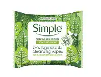 Cincotta Chemist Simple Biodegradable Cleansing Wipes 25 Pack offer