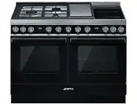 Smeg 120cm Portofino Dual Fuel Freestanding Cooker with Added Steam