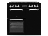 Designer Appliances Beko 90cm Dual Fuel Freestanding Heritage Cooker - Black offer