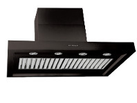 Designer Appliances Sirius 120cm Matte Black Alfresco Canopy Rangehood offer