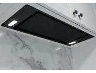 Designer Appliances Sirius 85cm Black Glass Undermount Rangehood offer