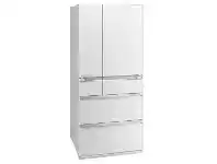 Mitsubishi 743L French Door Refrigerator - Diamond White