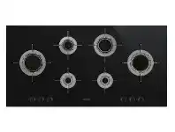Designer Appliances Smeg 100cm ‘Dolce Stil Novo’ Blade Flame Gas Cooktop offer