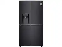 Designer Appliances LG 706L Matte Black Finish French Door Fridge, with Door-in-Door offer