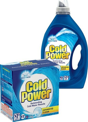 IGA Cold Power Laundry Liquid 900mL-1 Litre or Powder 900g-1kg Selected Varieties offer