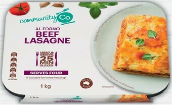 IGA Community Co Italian Ready Meal 1-1.2kg Selected Varieties offer