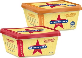 IGA Western Star Original or Supersoft Spreadable 375g offer