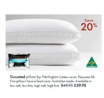 Pillow Talk Gusseted pillow by herington offer