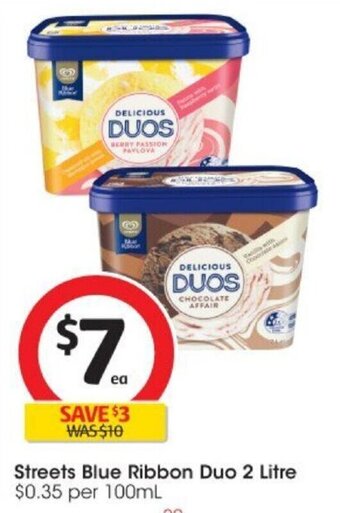 Streets Blue Ribbon Duo 2 Litre