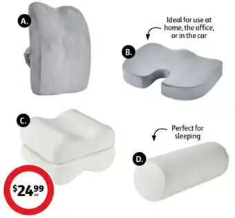 Coles Lumbar Cushion/Seat Cushion/Knee Cushion/Neck Roll offer
