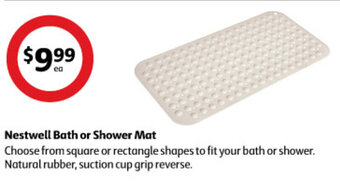 Coles Nestwell Bath or Shower Mat offer