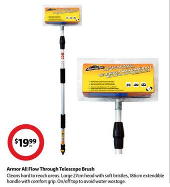 Coles Armor All Flow Through Telescope Brush offer