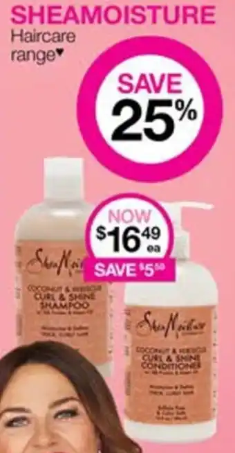 Priceline Sheamoisture Curl & Shine Shampoo offer
