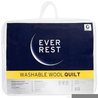 Spotlight Ever rest washable wool quilt offer