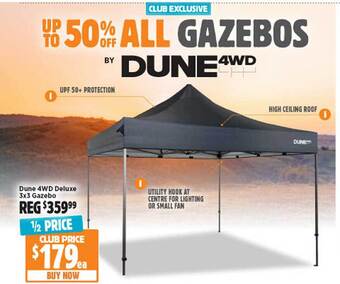 Anaconda Dune 4wd deluxe 3x3 gazebo offer