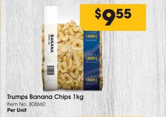 Trumps banana chips
