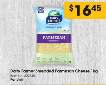 Campbells Wholesale Dairy farmer shredded parmesan cheese offer