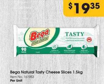 Campbells Wholesale Bega natural tasty cheese slices offer