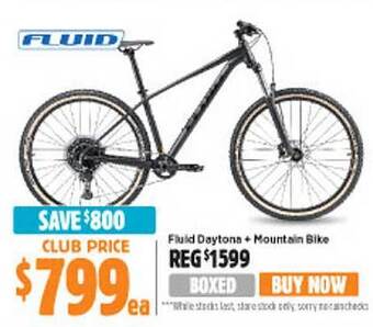Anaconda Fluid daytona + mountain bike offer