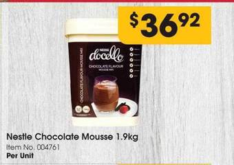 Campbells Wholesale Nestlé chocolate mousse offer