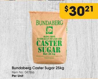 Campbells Wholesale Bundaberg caster sugar offer