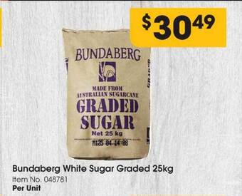 Campbells Wholesale Bundaberg white sugar graded offer