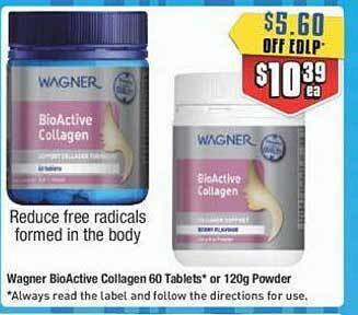 Chemist Warehouse Wagner bioactive collagen offer