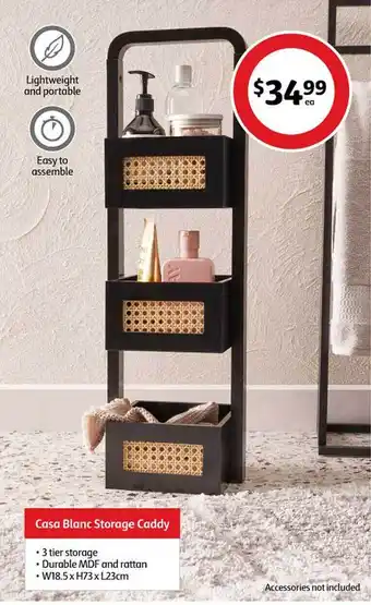 Coles Casa blanc storage caddy offer