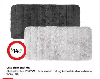 Coles Casa blanc bath rug offer