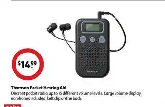 Coles Thomson pocket hearing aid offer