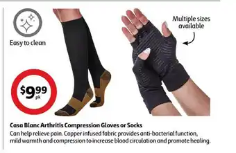 Casa blanc arthritis compression gloves or socks
