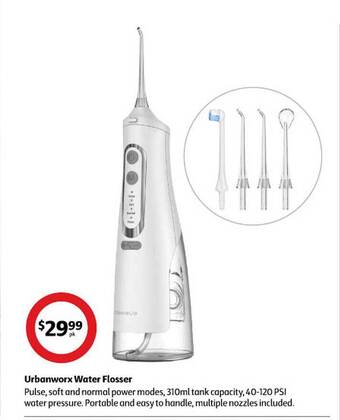 Coles Urbanworx water flosser offer