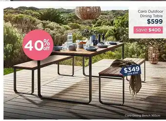 Early Settler Cara outdoor dining table offer
