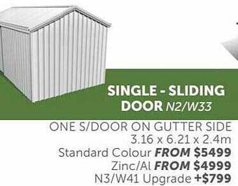 Single - sliding door n2-w33