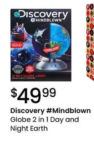 Discovery #mindblown globe 2in1 day and night earth