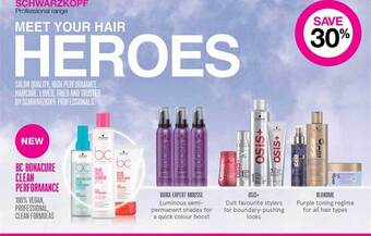 Priceline Schwarzkopf professional range offer