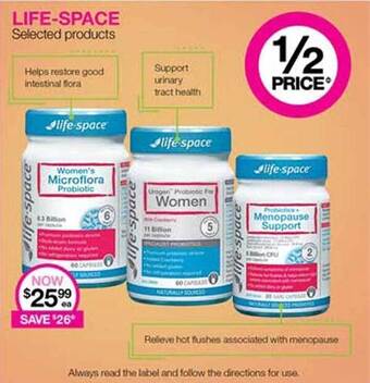 Priceline Life-space selected products offer