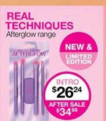 Priceline Real techniques afterglow range offer