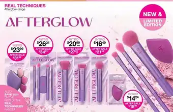 Priceline Real techniques afterglow range offer