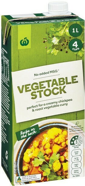 Woolworths Woolworths Vegetable Stock 1 Litre offer