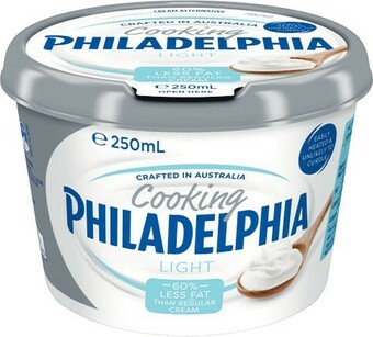Woolworths Philadelphia Cream for Cooking Light 250ml offer