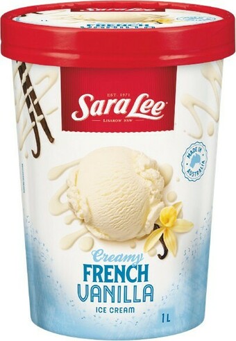 Woolworths Sara Lee Ice Cream 1 Litre offer