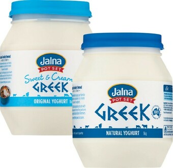 Woolworths Jalna Greek Yoghurt 1 kg offer