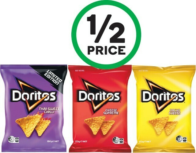 Doritos Corn Chips 150170g offer at Woolworths