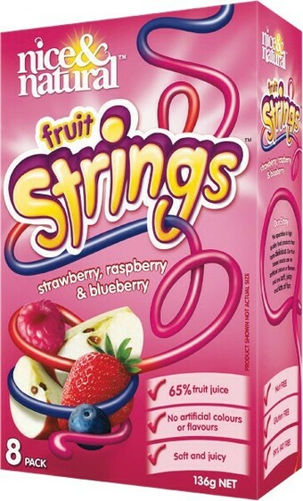 Woolworths Nice & Natural Fruit Snacks 136g Pk 8 offer