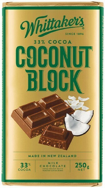 Woolworths Whittaker’s Blocks 200-250g offer