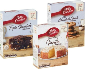 Woolworths Betty Crocker Baking Mixes 400-540g offer