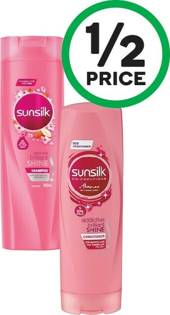 Woolworths Sunsilk Shampoo or Conditioner 350ml offer