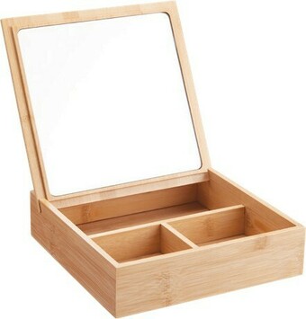 Inspire Bamboo Organiser with Mirror